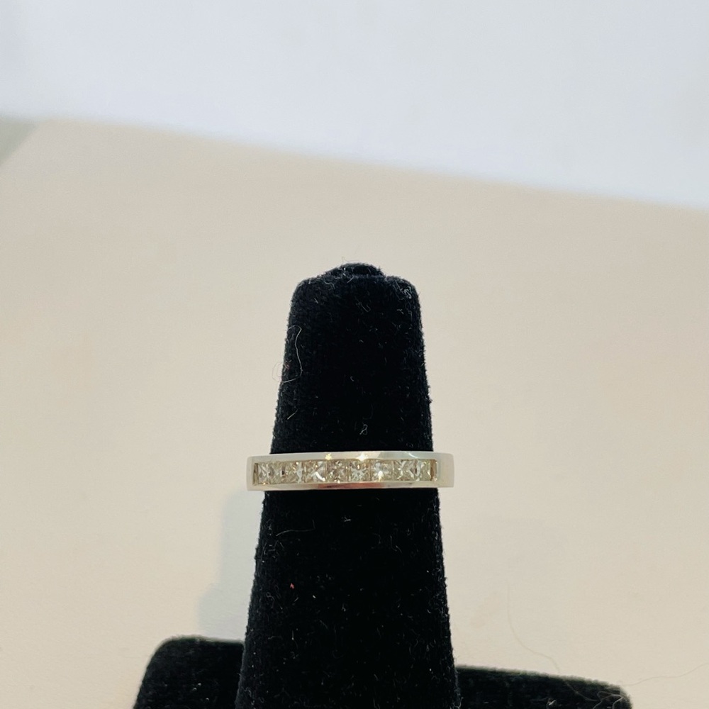 Princess Diamond Platinum Band